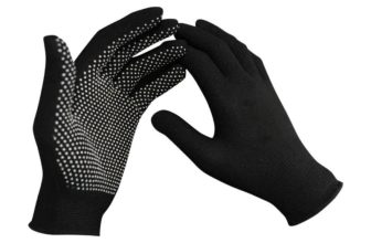 Shopeleven Breathable Anti-Slip Work Gloves for Sports, Adventure Batting Gloves(Black)