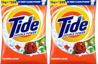 Tide Deep Clean Detergent Washing Powder – 3kg Pack | Jasmine & Rose Fragrance | 2X Deep Clean Power | World’s No. 1 Detergent Brand (Pack of 2)
