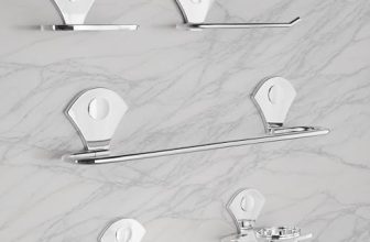 Lifelong Bathroom Shelf for Storage – Stainless Steel Wall Mounted Washroom Rack – Single Layer Multipurpose Towel Holder – Rust & Scratch Proof -Accessories Organiser with Chrome Finish