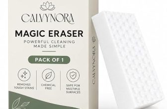1 PC Magic Eraser Sponge for Cleaning Kitchen Bathroom Wall Furniture Car | Helps Remove Tough Stains, Scuff Marks, Dirt and Everyday Grime