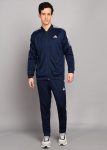 ADIDAS Striped Men Track Suit