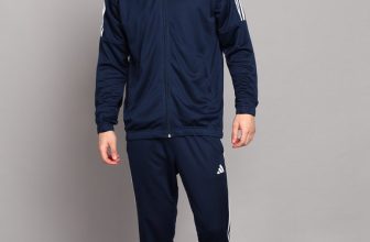 ADIDAS Striped Men Track Suit