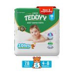 TEDDYY Easy Pant Diapers – S(78 Pieces)