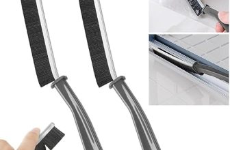 HEMSHAIL Gap Cleaning Brush for Tiles, Sink & Window Tracks – 2Pc | Crevice & Corner Cleaning Brush for Kitchen & Bathroom | Deep Cleaning Brush for Narrow Gaps & Slots with Strong Bristles