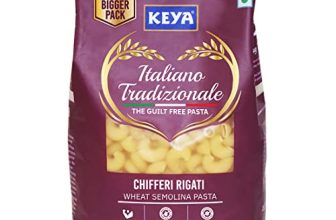 Keya Elbow Pasta 1kg, 100% Durum Wheat Pasta | Vegetarian | No MSG | Low in Calories | No Trans Fats | Healthy | Cooked in 10 Minutes