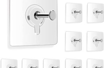 GONIPIMI Wall Hooks for Hanging Strong, Adhesive Hooks for Wall Heavy Duty, Wall hangings, Kitchen Accessories Items, Sticky Photo Frame Hangers GI1018 (Pack of 10)