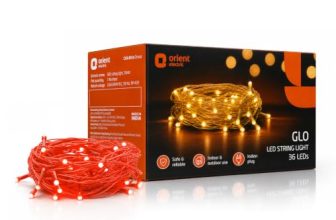 Orient Glo LED 10 m 36 LEDs String Light for Home Decoration | Indoor and Outdoor use | Direct Plug-in | Red, Pack of 1