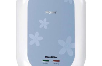 Haier EI3V-C1(W)-P 3 L Instant Water Geyser | with Free Pipes and Free Installation(White)