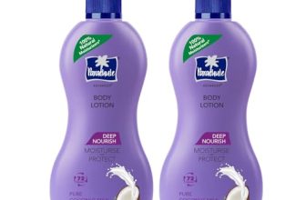 Parachute Advansed Deep Nourish Body Lotion for Women & Men, Dry Skin, 400ml | Pure Coconut Milk, 100% Natural, 72h Moisturisation (Pack of 2)