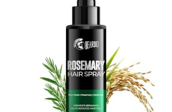 Beardo Rosemary Hair Spray with Redensyl & Rice Water | Activates Natural Hair Growth, Reduces Hair Fall & Breakage | Strengthens Roots | Non-Sticky Daily Hair Tonic for Men- 100ml