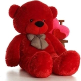 CRAZY DIPS Teddy Bear 3 feet Stuffed Animals Plush Toy Doll for Girlfriend Children Red (90 cm) – Carrot  – 90 cm(Red)