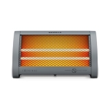 Havells Cozio Nuo Room Heater| Dual Heat Setting 400/800 Watt| Dual Quartz Heating Rods| Silent Operation| Tip Over Protection| Fire Retardant Material| Anti Rust Reflector| 2 Year Warranty(Grey)