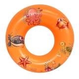 Cockatoo SF333- Inflatable PVC Swimming Floats with Handles,Medium Swimming Pool Floats, Size:80 Cm, Orange