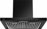 Glen Sail BL 60cm Baffle Filter| T-Shaped| Low Noise Wall Mounted Black 1000 Cmh Chimney