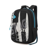 American Tourister Fizz Style 6, 31L Volume College Backpack with Front Organizer and Spacious Interiors for Men & Women – Black