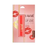Lakme Lip Love Care Stick Apricot, with 10% Vitamin E Complex, nourished with Shea & Cocoa Butter and enriched with Almond & Jojoba Oil for 24hr moisturization in just 1 swipe, with SPF 15, 4.5g