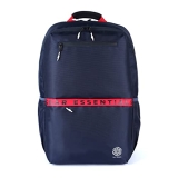 Gear LOGI-Q 27L Medium Water Resistant 5 Compartment Laptop Backpack/Backpack/Office Bag with Trolley Sleeve for Men/Women (Navy-Red)
