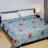 Status Contract Pure Cotton 120 GSM Reversible Soft Lightweight Printed Double Bed Blanket/AC Dohar/Skin Friendly Dohar-220×200 cm (GREEN)