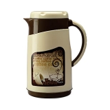 Milton Viva Tuff 1000 Water Jug, PU Insulated Inner Stainless Steel Hot & Cold Jug, BPA Free, Leak Proof, 1 Litre, Brown, Ideal for Tea, Coffee, Water, Hot Beverages