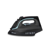 Bajaj MX 45 Steam Aluminium Soleplate Iron | 2000 Watts Power For Faster Ironing | Non Stick German Coated Technology | 220 Ml Water Tank Capacity | 2-Yr Warranty 【Black & Grey】