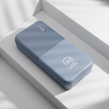 Wings Power Bolt 20000mAh, 12W Powerbank Fast Charging, Dual Output Powerbank with LED Indicator Display, Li-Polymer, Multi- Protection Powerbank for iPhone, Android & Other Devices, Made in India