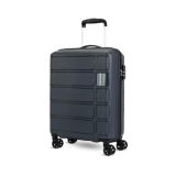 Kamiliant by American Tourister Small Harrier Edge 8W 56 Cms Cabin (PP) Hard Sided 8 Wheels Spinner Luggage/Suitcase/Trolley Bag (Iron Grey) (Double Wheel)