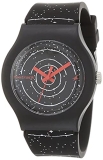 Fastrack Space Rover Quartz Analog Black Dial Silicone Strap Unisex Watch-9915PP101