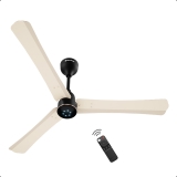 Atomberg RENESA HALO SMART with 3 Year Warranty BLDC Motor with Remote 1200 mm Ceiling Fan(5 Star | SSIVORY & BLACK | Pack of 1)