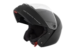 Studds Ninja ELITE Flip Up Full Face Helmet with Plain Center Strip (Black, L)