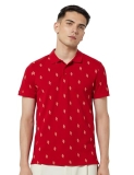 United Colors of Benetton Men’s Regular Fit Polo Shirt (24P3P89J4240I_Maroon_M)