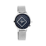 Fastrack Women Metal X Ananya Panday-Fit Out Analog Blue Dial Watch-Nn6210Sm03/Np6210Sm03, Band Color-Purple
