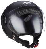Studds EPS FEMM Super Open Face Helmet (Matt Black, XS)