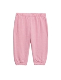 Marks & Spencer Pure Cotton Joggers (0-6 Yrs) Pink
