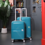 JACY LONDON SET OF 2 Unbreakable PP suitcases (Small,Medium and Large)) Cabin & Check-in Set 8 Wheels – 26 inch