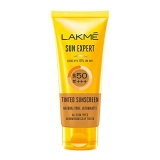 Lakme Sun Expert, Spf 50 Pa+++ Tinted Sunscreen, 50G, For Sun Protection With Natural Matte Finish, Dermatologically Tested, Non- Sticky Formula, For All Skin Types
