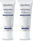 aqueria Sunscreen – SPF 50 PA++++ Brightening & Hydrating French Multi-Active SPF | Niacinamide, Tranexamic Acid(30 g)