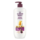 Bajaj Almond Drops Nourishing Shampoo with Almond Milk, Vitamin E & Biotin | For Soft, Shiny Hair | 10X Hairfall Reduction | Paraben Free- 340ML