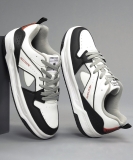 RED TAPE Lifestyle Sneakers for Men | Lightweight, Durable Design with Stylish Low-Cut Sneakers For Men(White, Grey , 7)