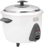 BLACK+DECKER BXRC1002IN Electric Rice Cooker(1 L, White)