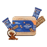 Go Desi – Desi Meetha Badam Coconut Barfi | 300 Grams | Indian Sweets Diwali Gift Pack | 25 Individually Wrapped Barfis | Dry Fruits Sweet | Almond Nuts Bar | Sweets Indian Mithai