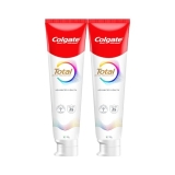 Colgate Total 300gm (2 x 150gm) Advanced Health Anti-Germ Toothpaste with Toothbrush, Tooth Paste with 12-Hour Anti-Germ & Enamel Protection, Whole Mouth Health (Combo Pack Offer)
