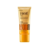 Lakme Sun Expert Tinted Sunscreen SPF 50 PA +++ | Broad spectrum UVA/B protection | Blue light protection | No White Cast | for all dry, oily, normal skin| Matte Finish | 100 g