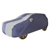 Amazon Brand – Solimo UV Protection & Dust Resistant Car Cover for MG Hector (Blue & Silver)