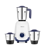 Bajaj Ninja Series Grace 500W Mixer Grinder With Duracut® Blades, 3 Stainless Steel Mixer Jars With 2-In-1 Function Blades (Dry Grinding Jar), 5-Yr Motor Warranty, Midnight Blue