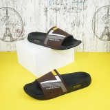 CAMPUS Men Slides(Brown, Yellow, White , 7)