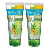 Everyuth Naturals Anti Acne,Anti Marks Tulsi Turmeric Face Wash|Gentle Exfoliation & Blemish Control|Paraben free|For Oily,Dry,Normal,Combination & Sensitive Skin|100% Soap Free – 150 g (Pack of 2)