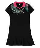 Puma Girl’s Cotton Classic Knee-Length Dress (53867101_Black