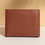 METRONAUT Men Casual, Formal Brown Artificial Leather Wallet(5 Card Slots)