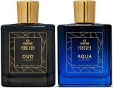 OSCAR Forever Luxury Combo of Aqua & Oud Long Lasting Fragrance (100ml Each) Eau de Parfum  –  200 ml(For Men & Women)