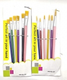 Eclet Paint Brush Combo 6 Flat Or 6 Round
